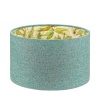 Harris Tweed Sea Green Lamp Shade Elowen Lining