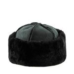 Ingleborough Dome Sheepskin Hat Black