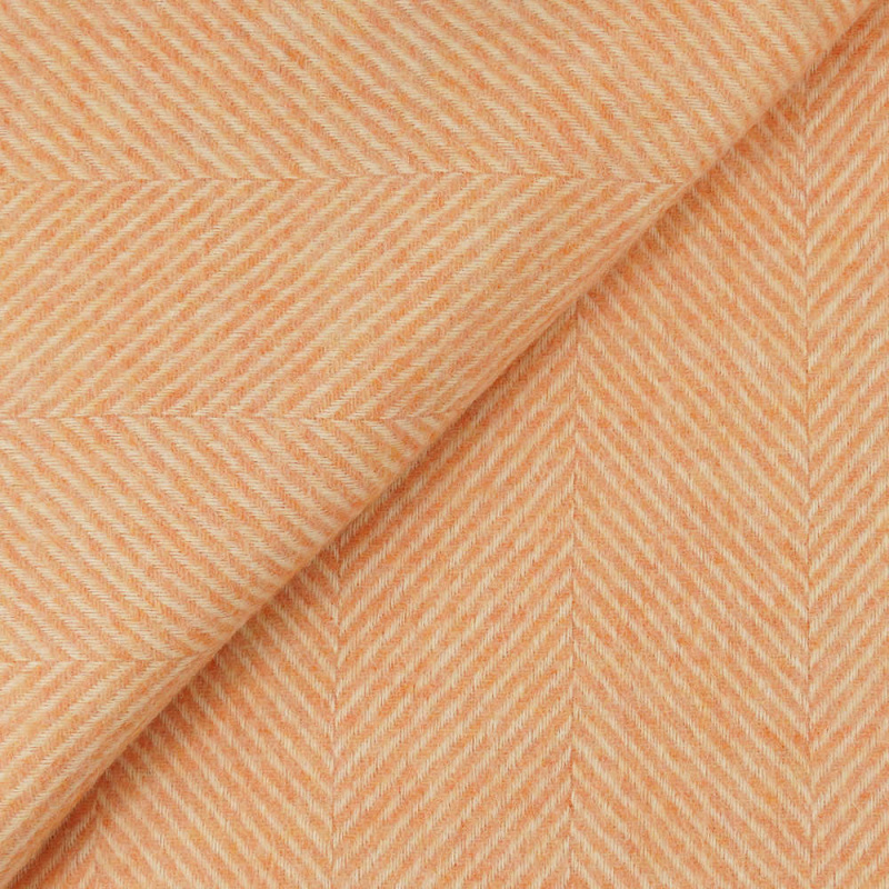 Mawes Pure Wool Throw Coral Peach