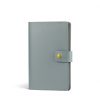 2026 Leather Diary Week View Steel Grey