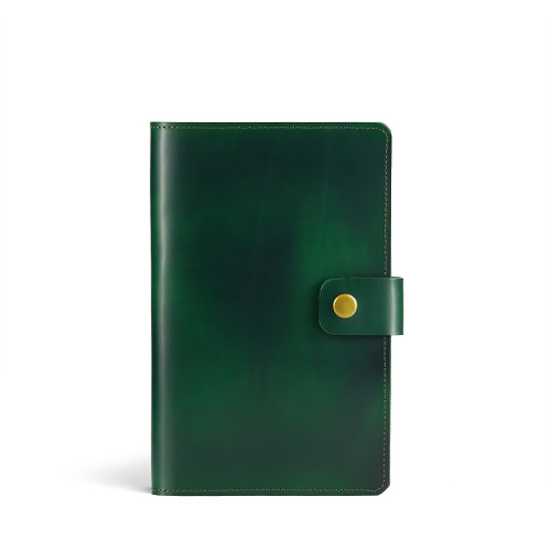 2026 Leather Diary Week View Hunter Green