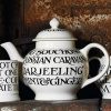 Black Toast 4 Mug Teapot