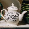 Black Toast 4 Mug Teapot