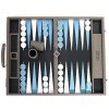 Bridle Hide Tournament Backgammon Set Piano Black Gloss Limited Edition