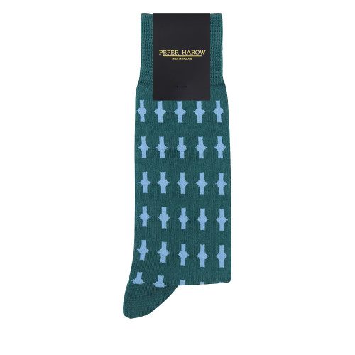 Eaton Men's Socks Teal