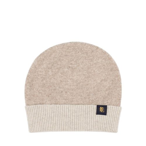 Gaskell Colourblock Wool Hat Mocha Swirl