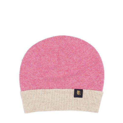 Gaskell Colourblock Wool Hat Rose Swirl