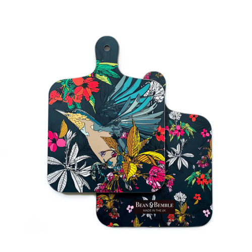 Cherry Blossom Nuthatch Chopping Board Large