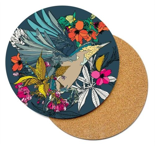 Cherry Blossom Nuthatch Placemat