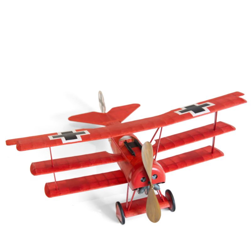 Fokker Dr.I Red Baron Triplane Model Plane Balsa Kit