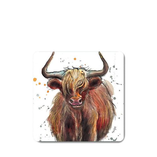 Highland Cow Coaster