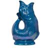 Petrol Blue Lustre Gluggle Jug Pitcher 1.2L