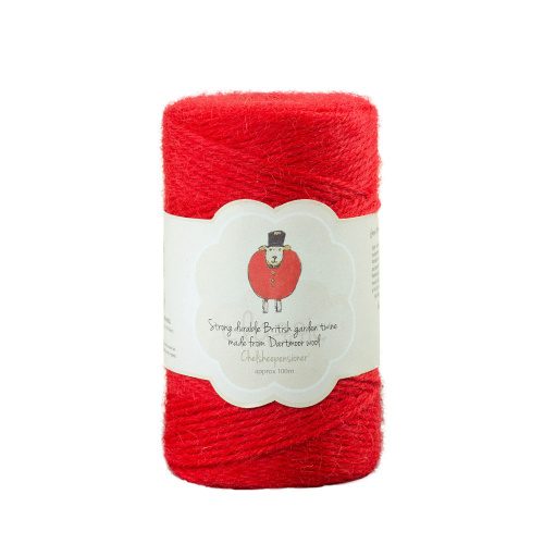 Chelsheepensioner Red 100m Garden Twine