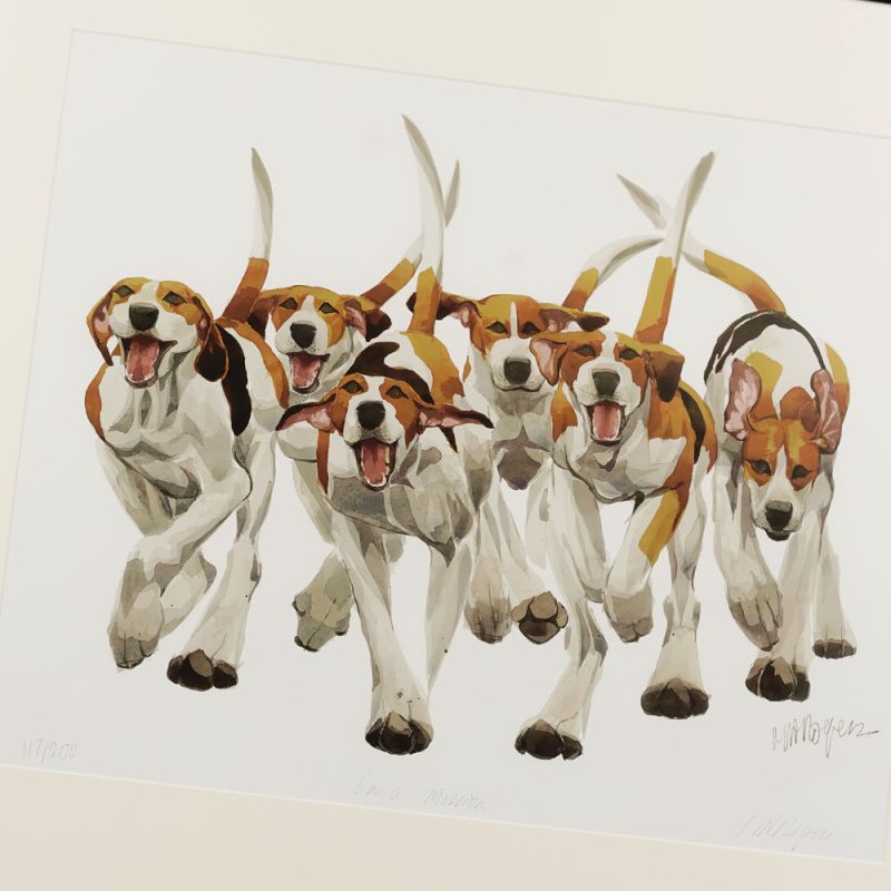 On A Mission Art Print Framed Limited Edition