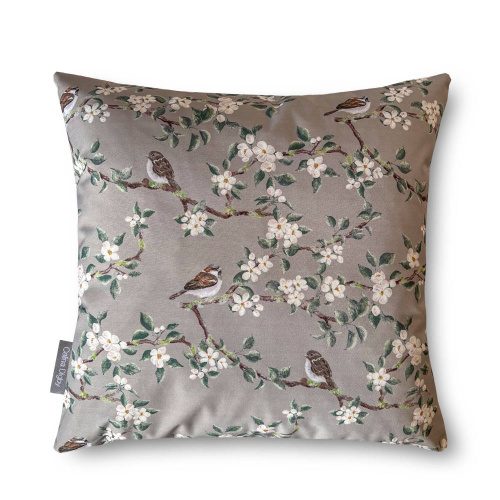 Orchard Blossom Water Resistant Garden Cushion Taupe