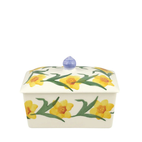 Windblown Daffodils Small Butter Dish
