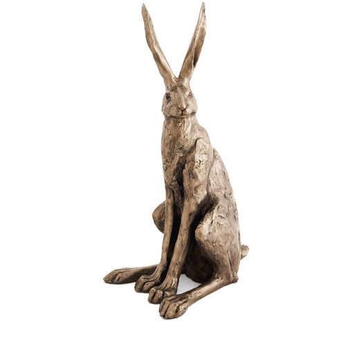 Hare Sitting Bronze Sculpture Large