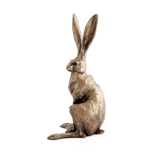 Hare Sitting Bronze Sculpture Medium