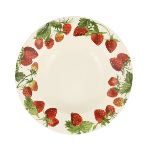 Strawberries Dessert Plate