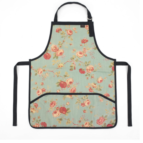 Floral Blue Garden Apron