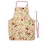 Floral Pink Garden Apron