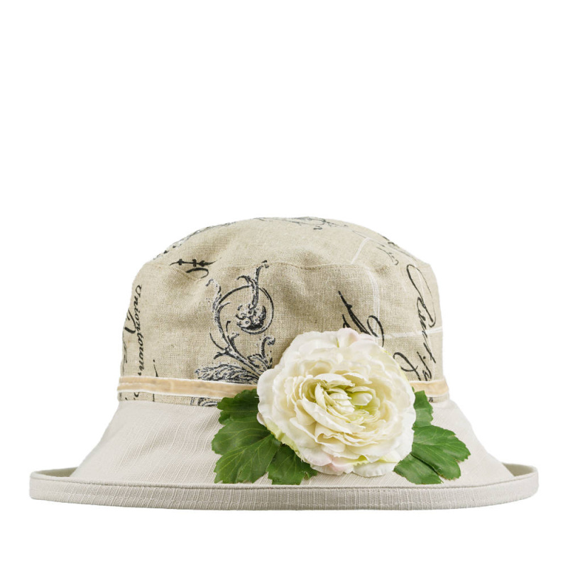 Eleanor Packable Sun Hat Cotswold Cream
