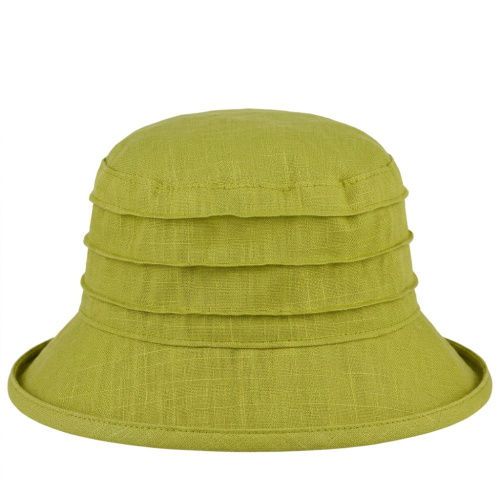 Florence Packable Linen Sun Hat Avocado