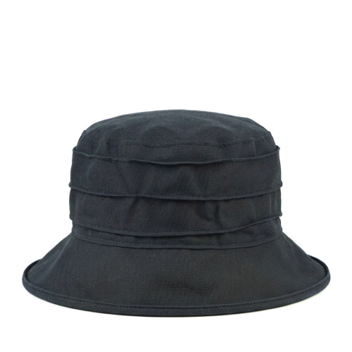 Penelope Cloche Rain Hat Waxed Cotton Navy