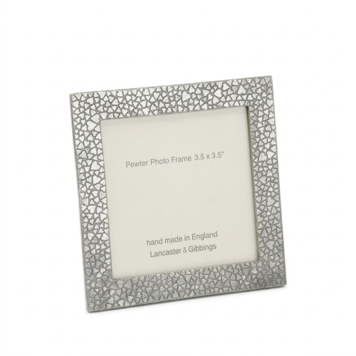 Mosiac Pewter Picture Frame 3.5"x3.5"