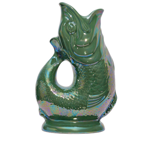 Green Lustre Gluggle Jug Pitcher 1.2L