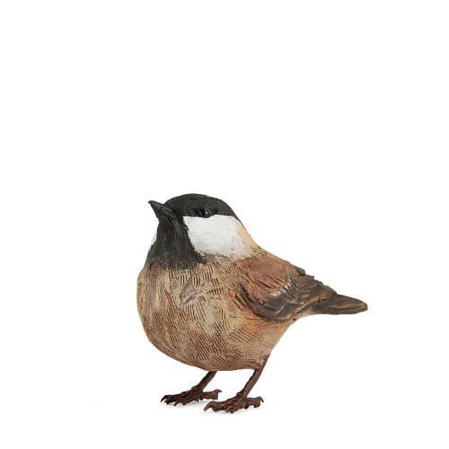 Willow Tit Bird Ceramic Sculpture Life Size