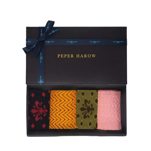 Fleur De ZigZag Women's Socks Gift Box