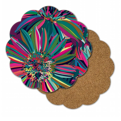 Bold Blooms Scalloped Placemat
