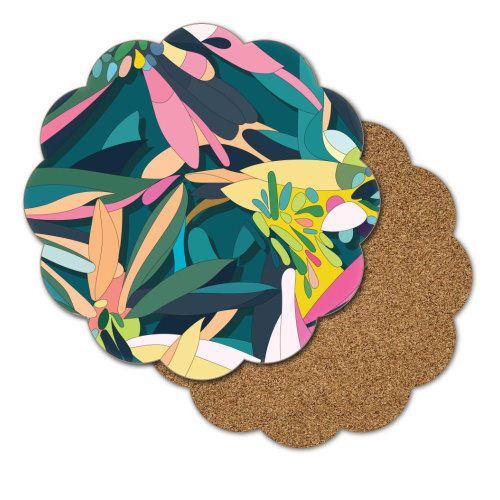 Sea Aster Scalloped Placemat