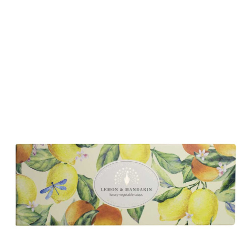 Lemon & Mandarin Triple Soap Gift Box Heritage Collection