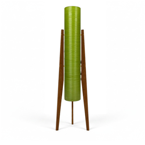 Moonbase Mid Century Modern Floor Lamp Rocket Avocado