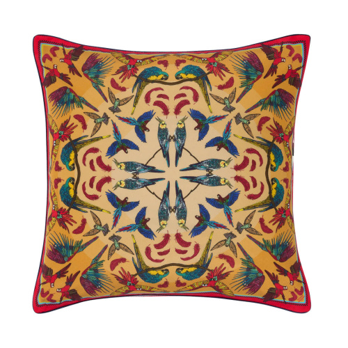 Breakbeak Silk Cushion Red
