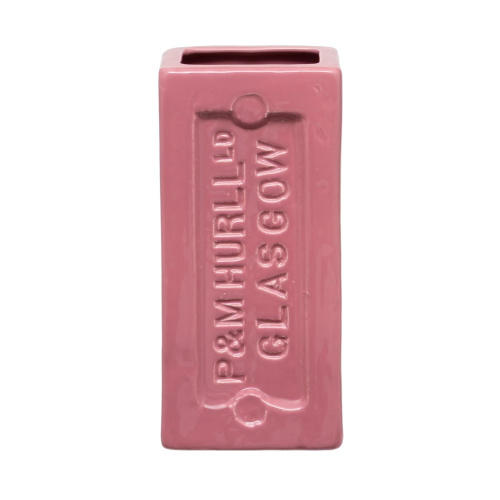 Glasgow Brick Vase Pink