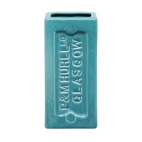 Glasgow Brick Vase Turquoise